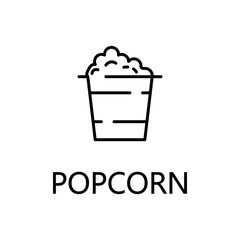 Apple flat icon or logo for web design.