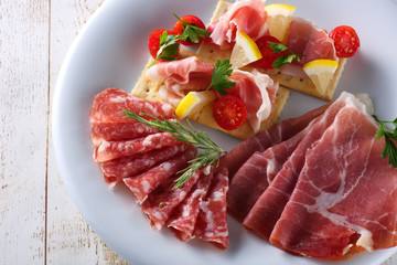 生ハム盛り合せ