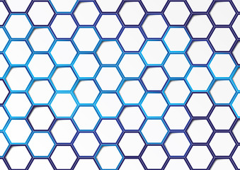 Hexagon abstract background