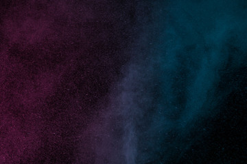 Blue violet water vapor