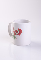 cup or ceramic mug on the background.