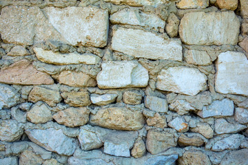 Photo of old stone wall texture background