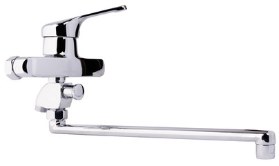 Bathroom faucet isolated