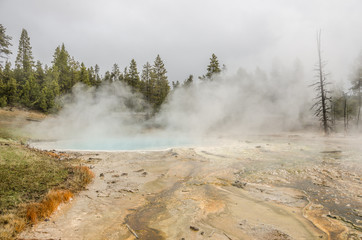 Turquoise Pool in Yellowstone National Park
