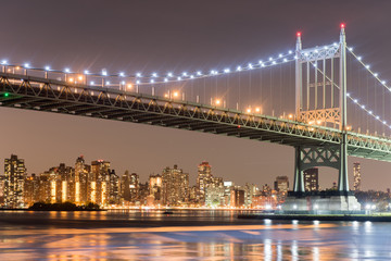 Fototapeta na wymiar Triboro/RFK Bridge in New York City