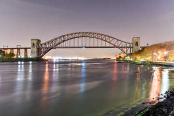 Fototapeta na wymiar Hell Gate Bridge - New York City