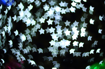 Stars bokeh as background