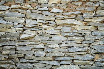 Background and texture with stone wall