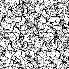 Leaves seamless pattern - 126903582