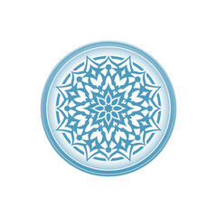Floral decoration element, circle ornament