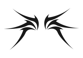 Abstract Tribal Wing