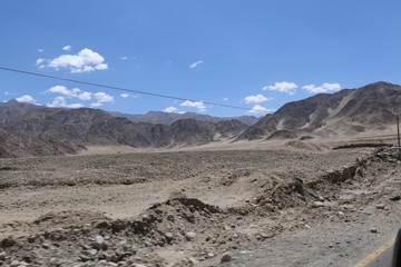 Himalaya mountains, India's Deadliest, very treacherous and adventurous roads, Kargil-Leh Highway passes through here.
