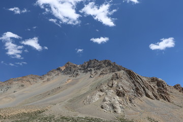 Himalaya mountains, India's Deadliest, very treacherous and adventurous roads, Kargil-Leh Highway passes through here.