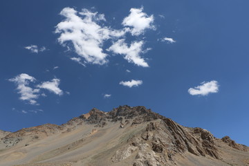 Himalaya mountains, India's Deadliest, very treacherous and adventurous roads, Kargil-Leh Highway passes through here.