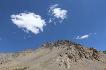 Himalaya mountains, India's Deadliest, very treacherous and adventurous roads, Kargil-Leh Highway passes through here.