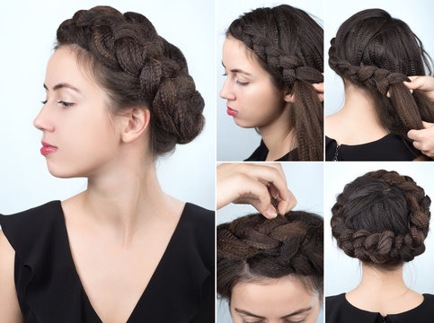 fashionable braid hairstyle tutorial