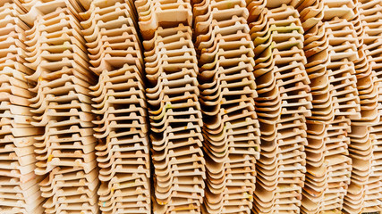 Roof tiles background