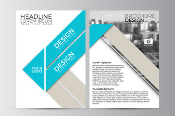 Abstract flyer design background. Brochure template.