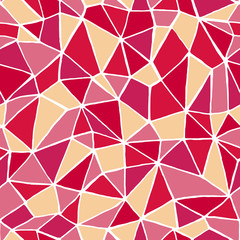 Abstract polygonal seamless vector pattern