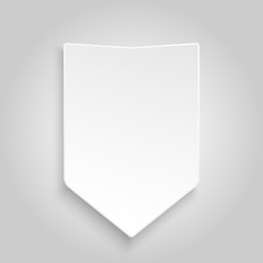 Paper Banner. Design Vector. Mockup.