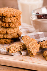 Oatmeal cookies. 