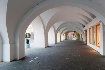 Beautiful architecture of Novy Jicin