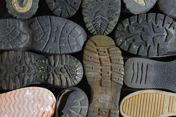 soled shoes objects group
