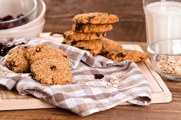 Oatmeal cookies. 
