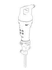 Outlines of the jackhammer