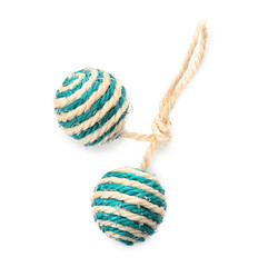 Toy balls for pet isolated on white