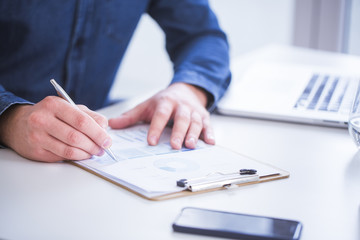 Man working in office