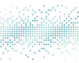 Abstract Winter Background With Snowflakes