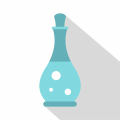 Massage oil icon. Flat illustration of massage oil vector icon for web design