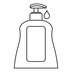 Body care lotion icon. Outline illustration of body care lotion vector icon for web design