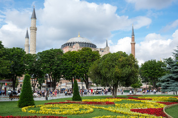 Fototapeta na wymiar Hagia Sophia in Instanbul