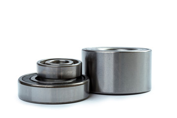 Set of steel ball bearings