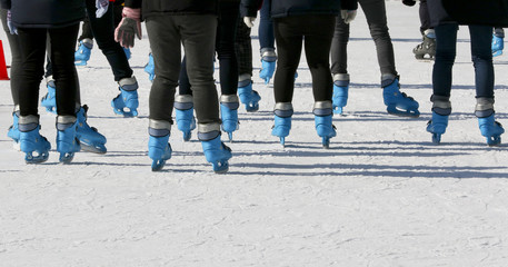 skating rink in Seoul, Korea South.