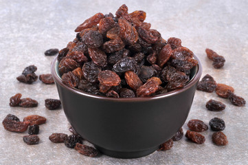 Ramequin de raisins secs