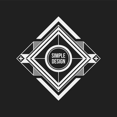 Obraz premium Futuristic design element on dark background. Useful as poster or print.