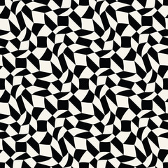 Abstract geometric black and white graphic tiles unique pattern