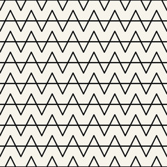 Abstract geometric black and white graphic design print pattern