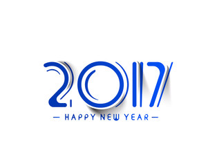 Happy new year 2017 Holiday Vector