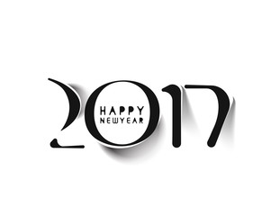 Happy new year 2017 - New Year Holiday Design Elements