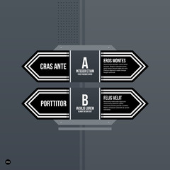 Futuristic corporate web design template. Useful for presentations or advertising.