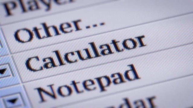 Calculator. Looping. My own design of program menu.