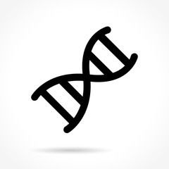 chromosome icon on white background