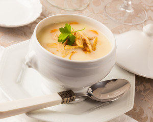 Chicken cream soup