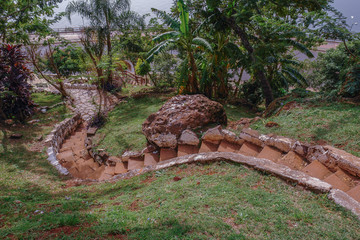 Ancient stone staircase
