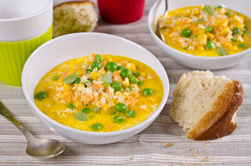 Soup with pasta