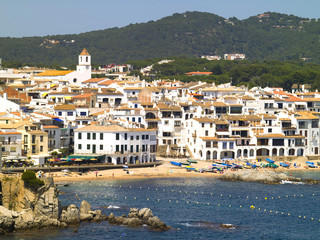 Costa Brava Girona zona del pueblo de calella de Palafrugell